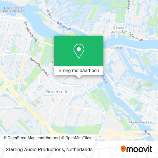 Starring Audio Productions kaart
