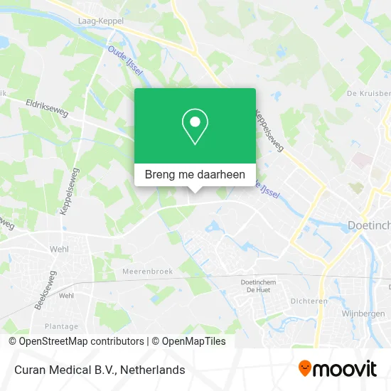 Curan Medical B.V. kaart