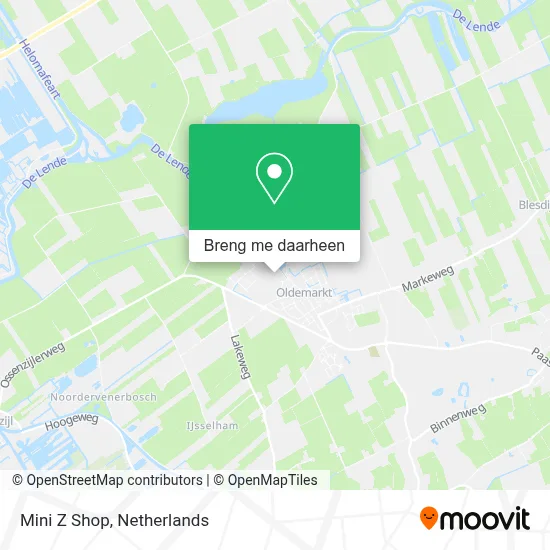 Mini Z Shop kaart