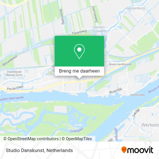 Studio Danskunst kaart