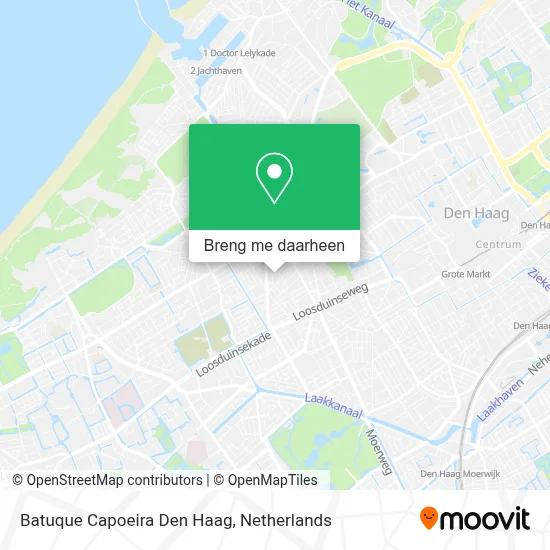 Batuque Capoeira Den Haag kaart