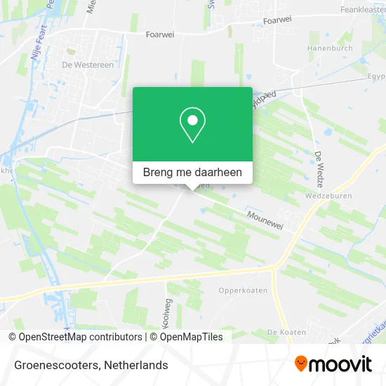 Groenescooters kaart