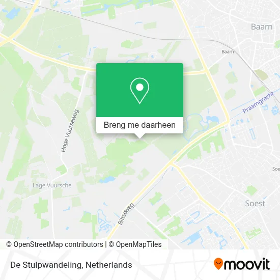 De Stulpwandeling kaart