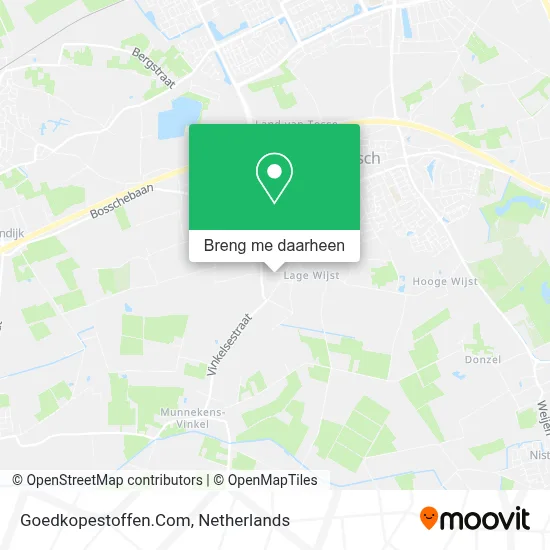 Goedkopestoffen.Com kaart