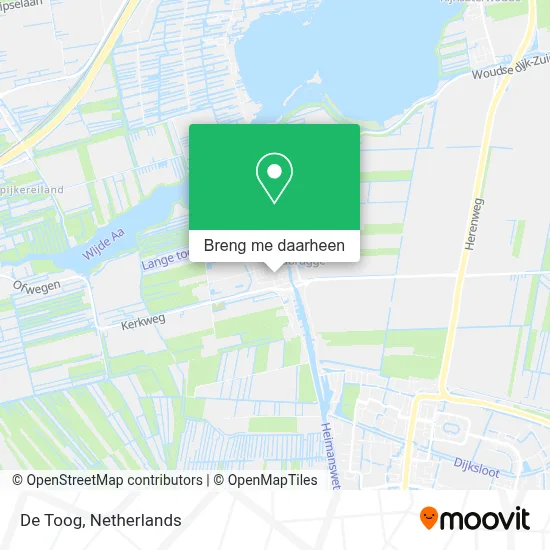 De Toog kaart