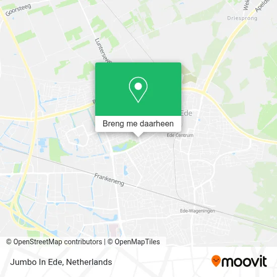 Jumbo In Ede kaart