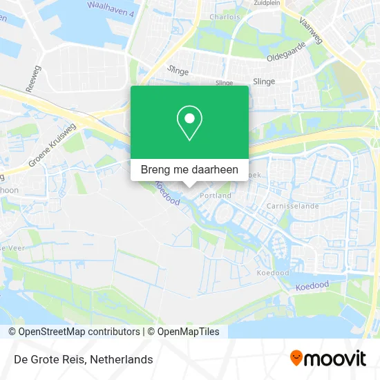 De Grote Reis kaart