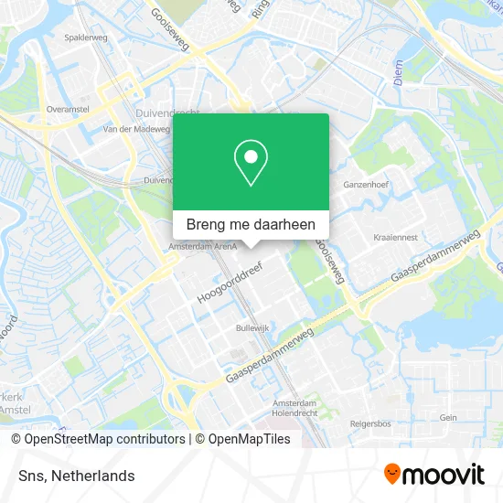 Sns kaart
