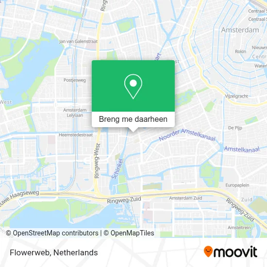 Flowerweb kaart