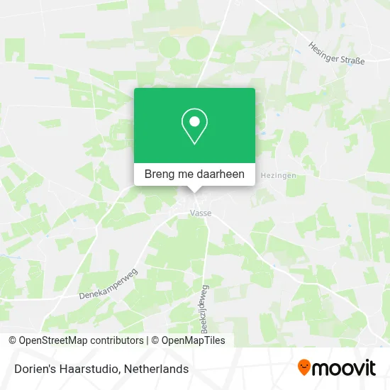 Dorien's Haarstudio kaart