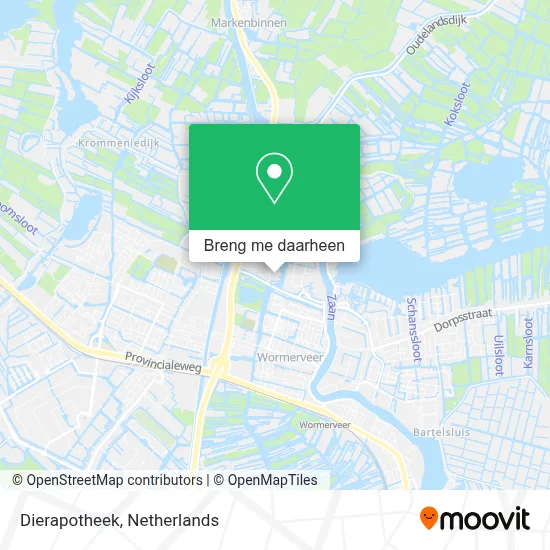 Dierapotheek kaart