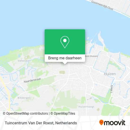 Tuincentrum Van Der Roest kaart