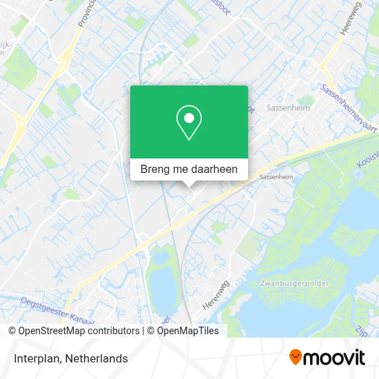 Interplan kaart