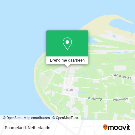 Spameland kaart