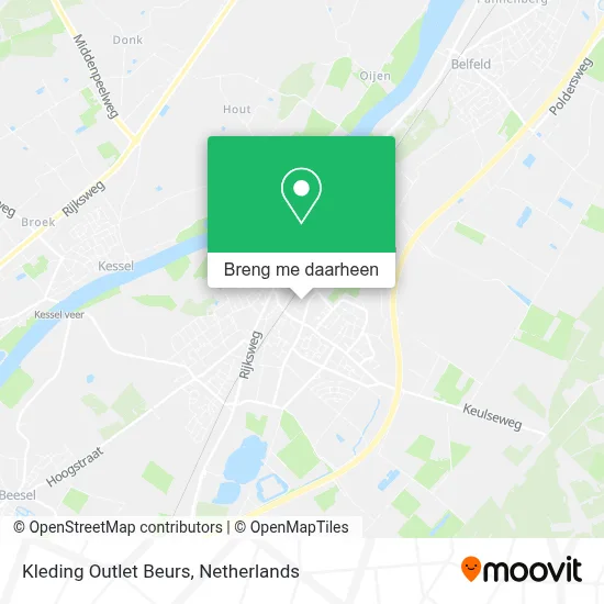 Kleding Outlet Beurs kaart