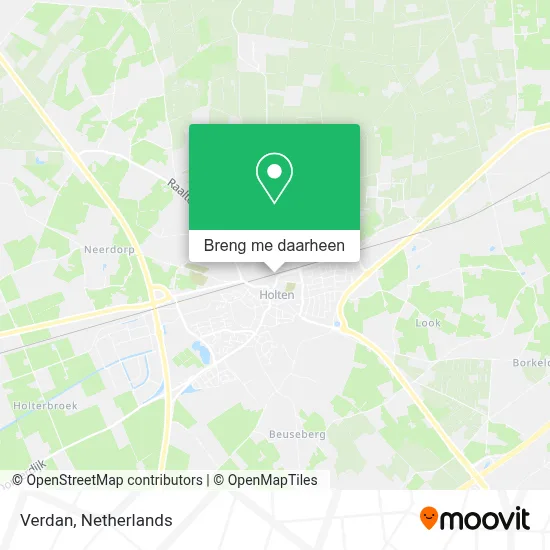Verdan kaart