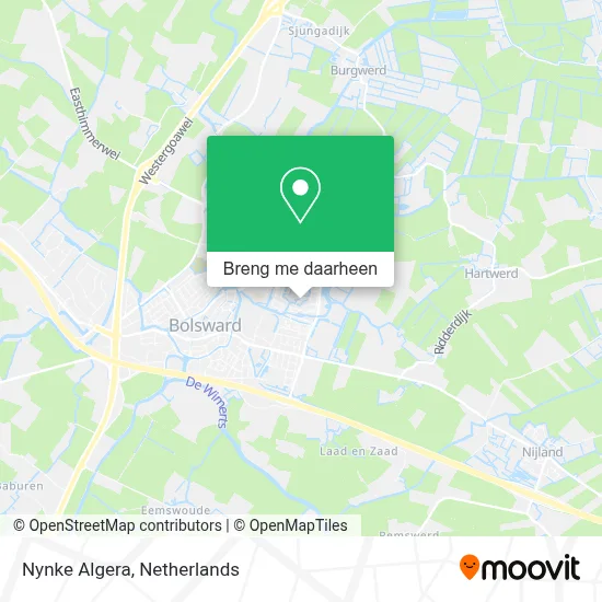 Nynke Algera kaart