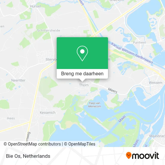 Bie Os kaart