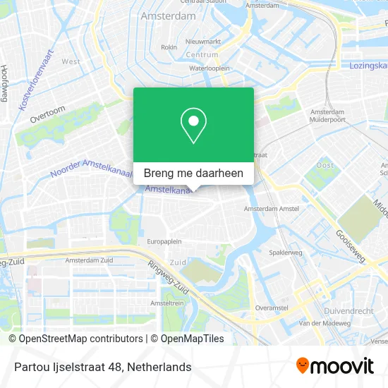 Partou Ijselstraat 48 kaart