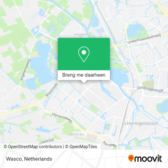 Wasco kaart