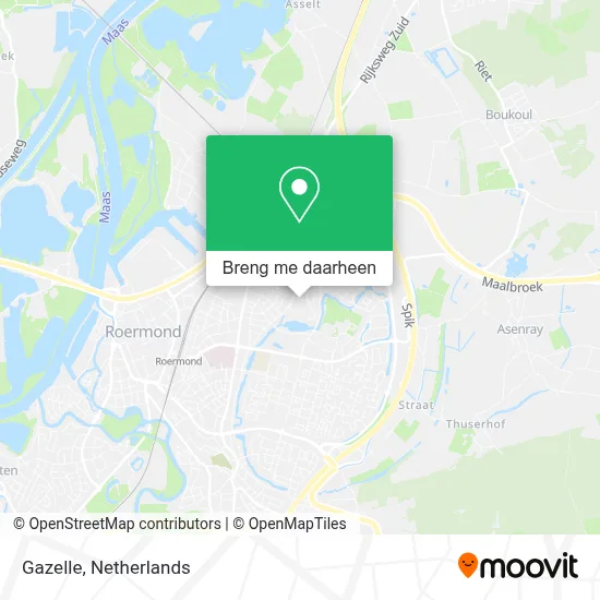 Gazelle kaart