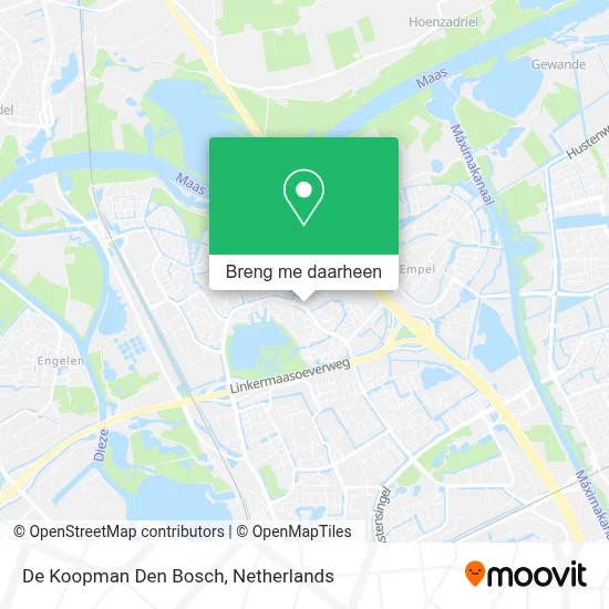 De Koopman Den Bosch kaart