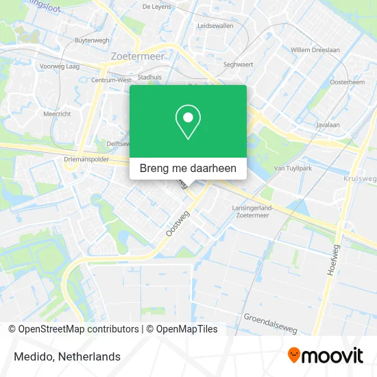 Medido kaart