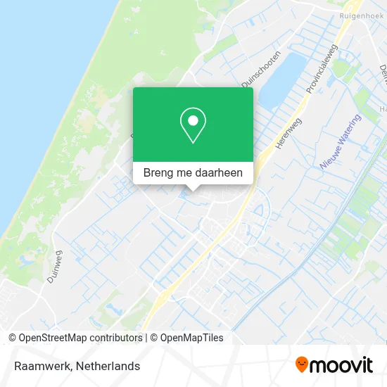 Raamwerk kaart