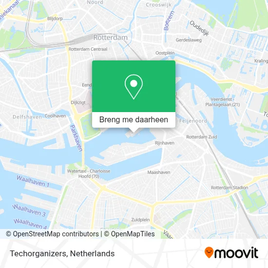 Techorganizers kaart
