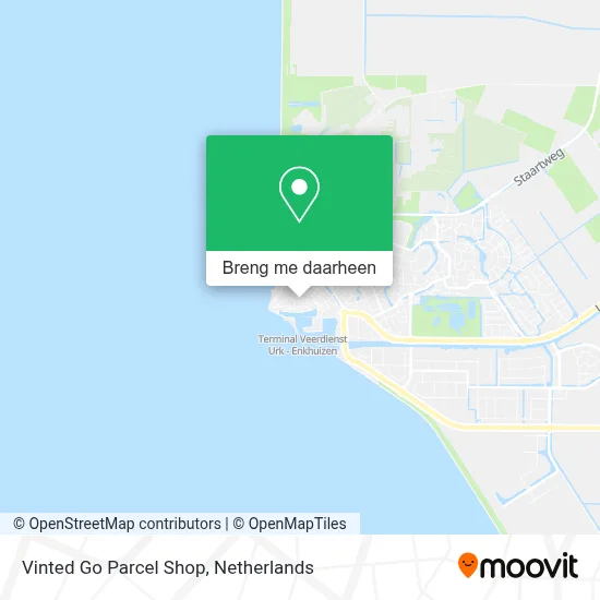 Vinted Go Parcel Shop kaart