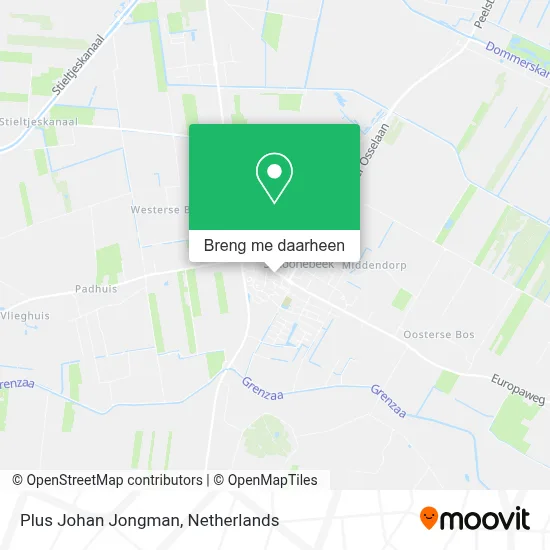 Plus Johan Jongman kaart