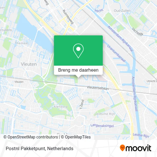 Postnl Pakketpunt kaart
