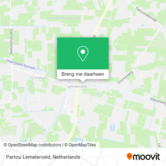 Partou Lemelerveld kaart