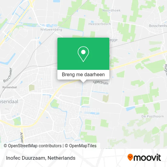 Inofec Duurzaam kaart