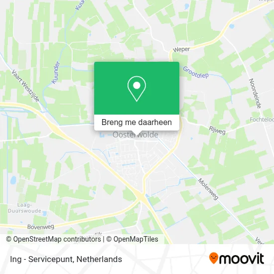 Ing - Servicepunt kaart
