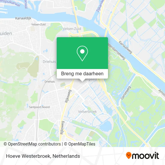 Hoeve Westerbroek kaart