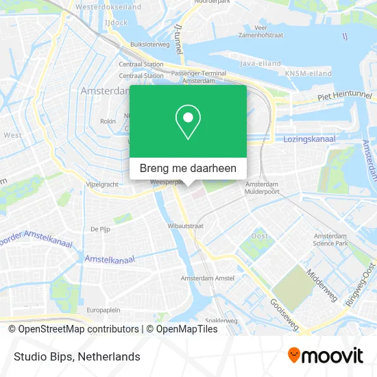 Studio Bips kaart