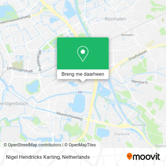 Nigel Hendricks Karting kaart