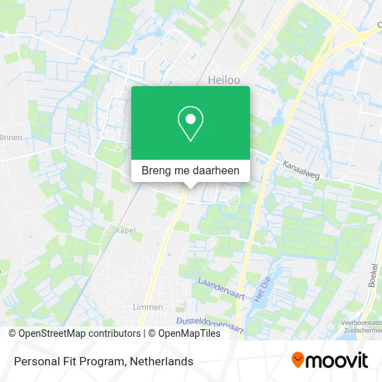 Personal Fit Program kaart