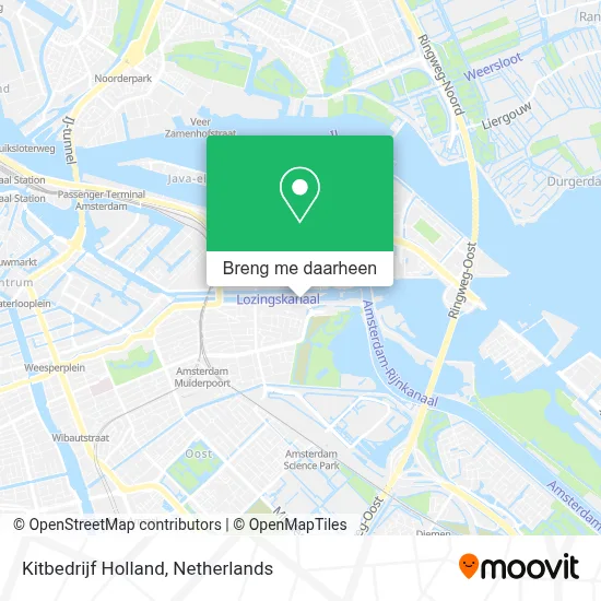 Kitbedrijf Holland kaart