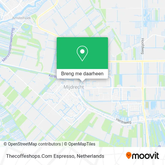 Thecoffeshops.Com Espresso kaart