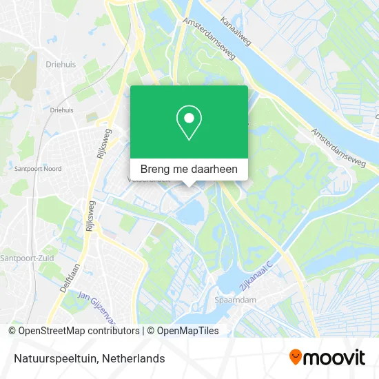 Natuurspeeltuin kaart