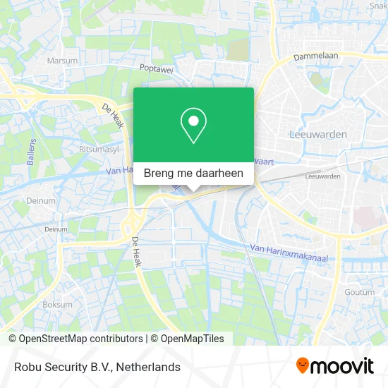 Robu Security B.V. kaart