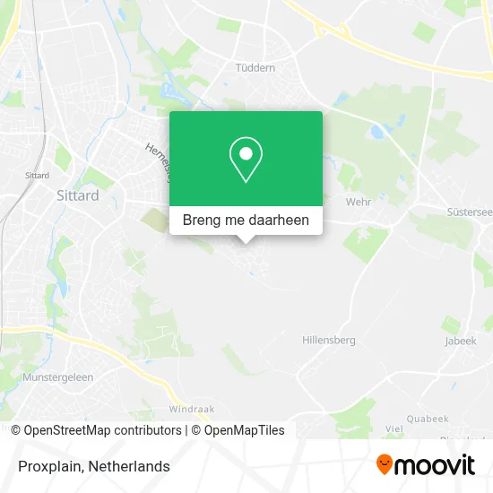 Proxplain kaart
