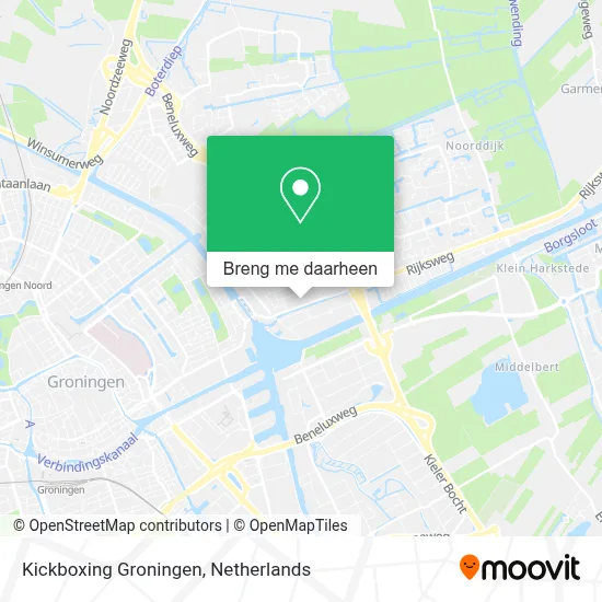Kickboxing Groningen kaart