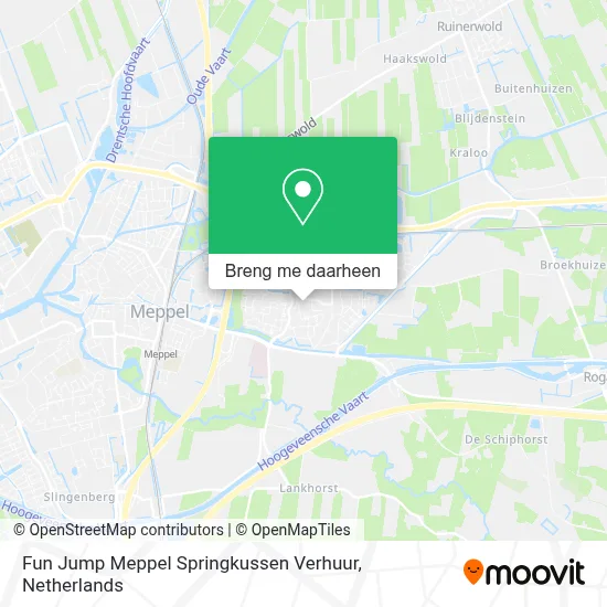 Fun Jump Meppel Springkussen Verhuur kaart