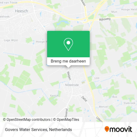 Govers Water Services kaart