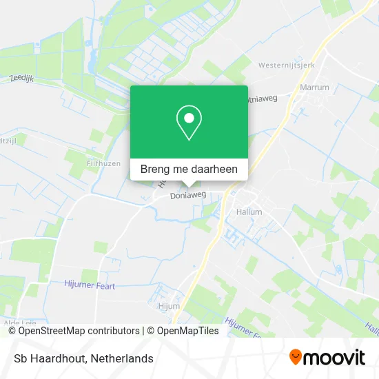 Sb Haardhout kaart