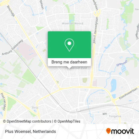 Plus Woensel kaart