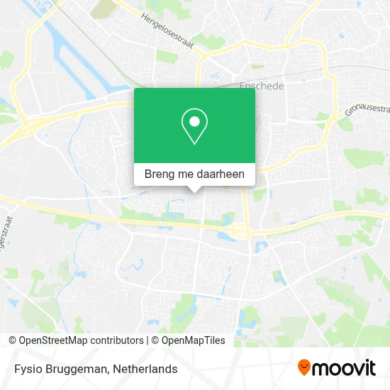 Fysio Bruggeman kaart